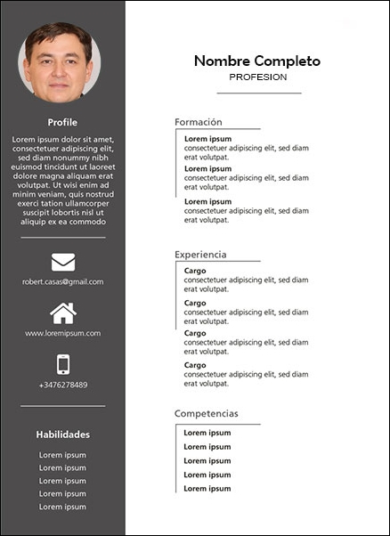 plantilla currículum auxiliar de mantenimiento
